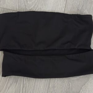 Edikted Women's Black Strapless Crop-top